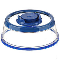 Вакуумная многоразовая крышка Vacuum Food Sealer 19 см A-Plus 0165 прозрачно-синяя