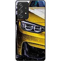 Силиконовый чехол бампер для Samsung A52 с рисунком BMW БМВ машина авто