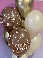 Фонтан с гелиевых латексных шаров День Рождения