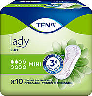 Урологічні прокладки Tena Lady Slim Mini 2 краплі 10 шт (7322540853254)