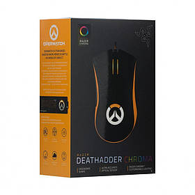 Оптична дротова USB мишка з підсвіткою Razer DeathAdder Chroma Overwatch, 10000 dpi, кабель 1.47 м