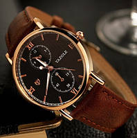 Чоловічий годинник наручний Yazole класичний годиник Seli