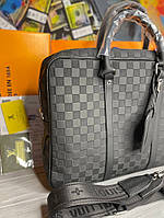 Мужская Портфель Louis Vuitton Sirius Briefcase Damier Infini s059 Отличное качество