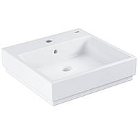 Умывальник накладной GROHE Cube Ceramic 500x490x125мм прямоугольный белый 3947800H