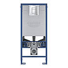 Інсталяція для унітазу GROHE Rapid SLX з кнопкою хром 150249 39603000, фото 3