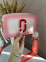 Жіноча сумка Marc Jacobs LOGO pink Марк Джейкобс рожева 0054 Отличное качество