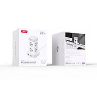 Мережевий подовжувач XO WL21 Tower Shaped 8 розеток + 3 USB-A  + 1 Type-C, 2 метри,