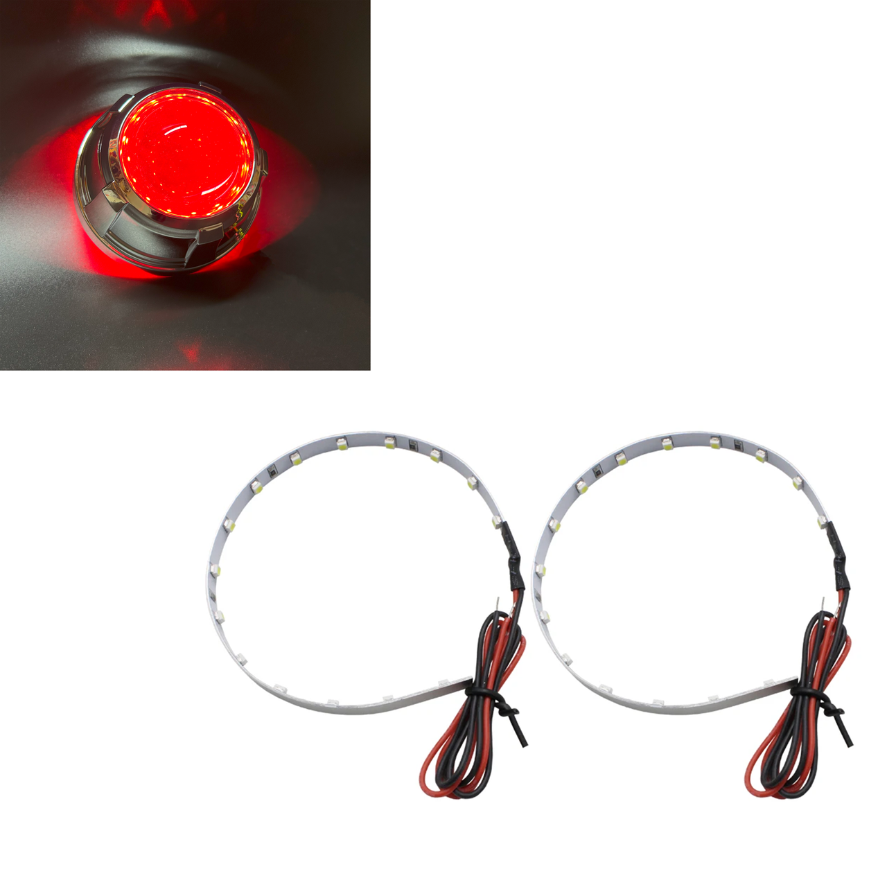 Підсвітка BSmart для BI-LED и ксенонових лінз червона, фото 1