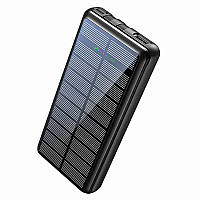 Повербанк із сонячною батареєю Xionel YD-692S УМБ Power Bank 20000 mAh Чорний (10454-55458)
