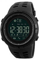 Мужские электронные умные часы спортивные черные Skmei 1250 Clever Seli Чоловічий електронний розумний