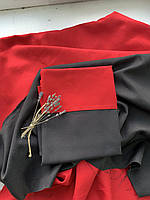 Прапор розмір 90*60см УПА Української Повстанської Армії габардин червоно-чорний карман для держака