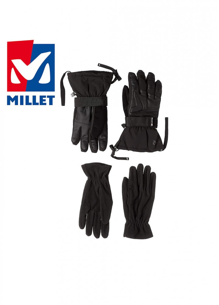 Рукавиці гірськолижні Millet Long (3 in 1) M Dryedge Gloves Сірий MIV8461-M - фото 2 - id-p2079579943