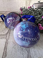 Кулька металева подарункова для цукерок чи приємних дрібничок, метал, d-7 см