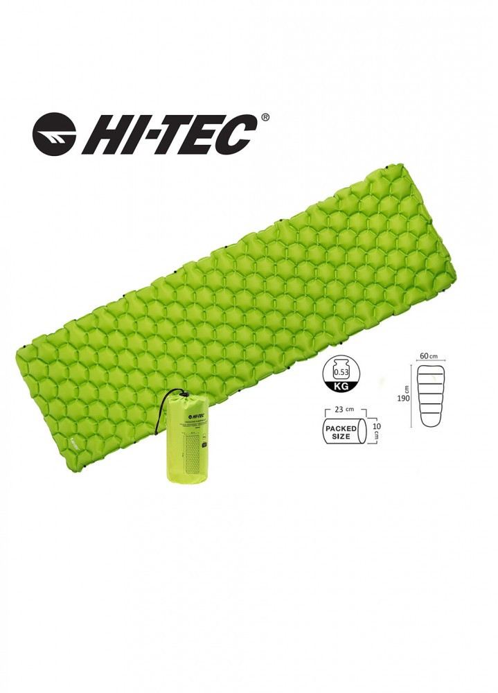 Надувний килимок Hi-Tec AIRMAT 190x60 Зелений HT-airmat190-green - фото 1 - id-p2079579959