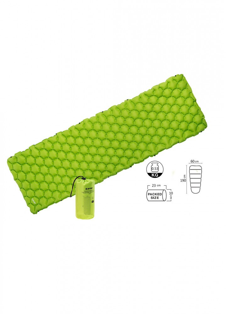 Надувний килимок Hi-Tec AIRMAT 190x60 Зелений HT-airmat190-green - фото 6 - id-p2079579959