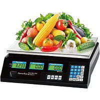Торговые весы электронные до 50 кг для торговли настольные Master Berg МТ-208В со счетчиком цены