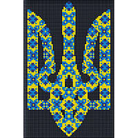 Алмазна мозаїка без підрамника "Символ України" ©Mariia Davydova Ідейка AMC7689 20х30 см