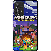 Силіконовий чохол бампер для Samsung A53 5G з картинкою Майнкрафт Minecraft