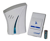Беспроводной дверной звонок Luckarm 8610 с батарейкой для кнопки