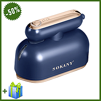Дорожный утюг SOKANY SK-3064 1000Вт для сухой и влажной глажки, Мощный компактный паровый мини утюг для одежды