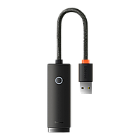 SM USB Hub Baseus Lite USB-A to RJ45 Ethernet 100Mbps Черный (WKQX000001)