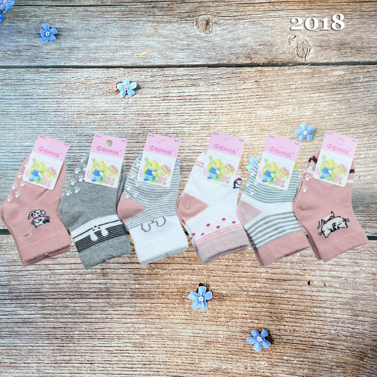 Шкарпетки з гальмами для малятка Розмір: 0-6, 6-12, 12-18 місяців (15423), фото 1