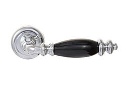 Дверні ручки GAVROCHE / CESIUM / CP/Black - хром / чорний