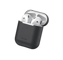 SM  SM Чехол Baseus для наушников AirPods Черный (WIAPPOD-BZ01) Черный (WIAPPOD-BZ01)