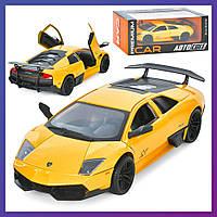 Детская машинка металлическая Автосвіт AP-1910 Lamborghini Murcielago 1:24