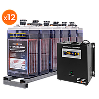 SM Комплект резервного питания для предприятий LP (LogicPower) ИБП + OPzS батарея (UPS W2500 + АКБ OPzS 7728W)