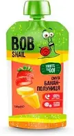 Пюре смузи банан-клубника 120 г Bob Snail