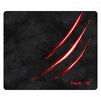 Игровая поверхность Havit HV-MP838 250х210х3мм ткань черная с красным