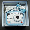 Дитяча камера, фото, відео, акумуляторна, вбудовані ігри, Блакитна, фото 8
