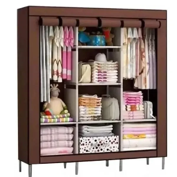 Шафа тканинна складана STORAGE WARDROBE 68150 на 3 секції 130x45x175 см