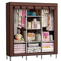 Шкаф тканевый складной STORAGE WARDROBE 68150 на 3 секции 130x45x175 см