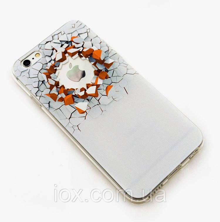 Силіконовий чохол з ефектом олійного живопису для Iphone 5/5S, фото 1