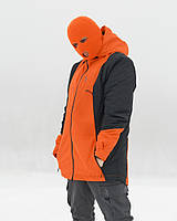 Куртка демисезонная мужская Пушка Огонь Horn Черно-оранжевый Отличное качество