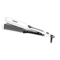 Плойка гофре VGR V557 ler стайлер для волос утюжок для укладки и прикорневого объема щипцы гофре с ЖК дисплеем