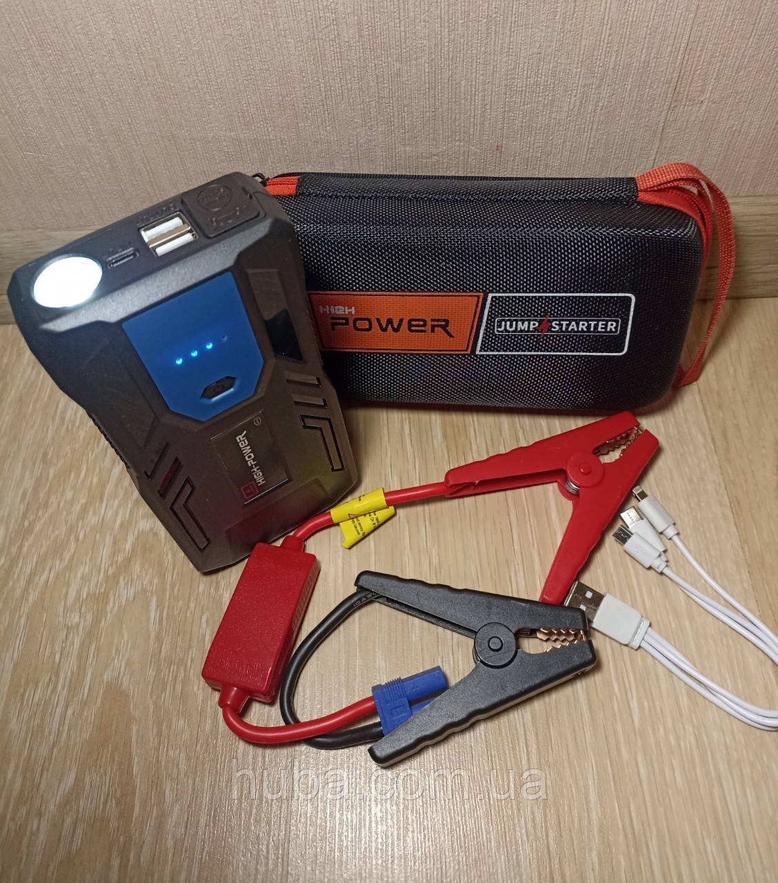 Повербанк для запуску авто, Пускозарядний пристрій Jump Starter 8800 mAh