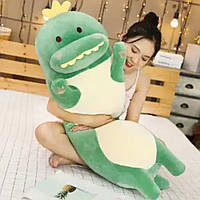 Мягкая игрушка подушка "Динозаврик Батон" 90см