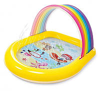 Детский надувной бассейн Раду гаIntex 57156 ремкомплект в наборе Seli Дитячий надувний басейн Веселка 57156