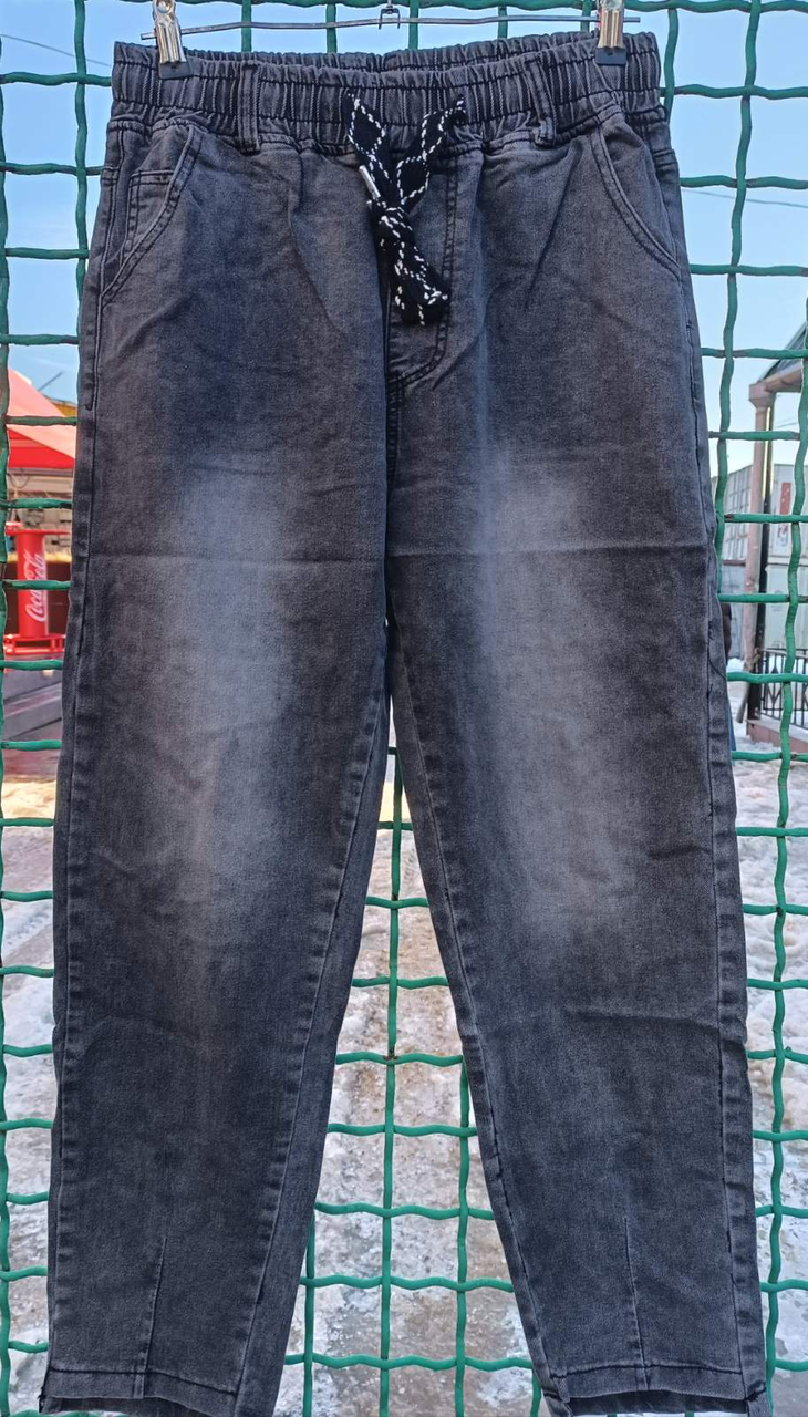 Жіночі стрейчові джинси МОМ БАТАЛ (р-ри: 31-38) BN345 (в уп. один колiр) весна-осінь.