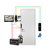 SM  SM Комплект домофона WIFI с электроригельным врезным замком GV-511