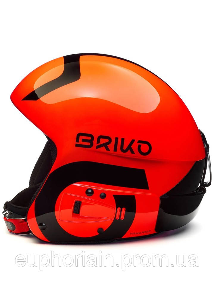 Шолом гірськолижний Briko Vulcano FIS 6.8 (58 см) Multi-Impact Shiny Orange/Black (25113HW) Отличное качество - фото 3 - id-p2079490650