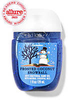 Антисептик для рук Гель, Санітайзер Bath & Body Works Pocketbac (Frosted Coconut Snowball), 29 мл