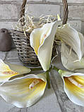 Головка квітки калли, латекс h-17 см, фото 5