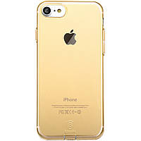 SM  SM Чехол Baseus для iPhone SE 2020/8/7 Simple Pluggy Gold (ARAPIPH7-A0V)