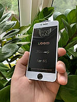 Защитное стекло для Iphone 6, 6S White Отличное качество