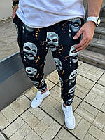 Мужские Спортивные штаны с принтом. 12-141 Отличное качество