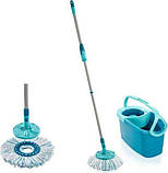 Набір для прибирання Leifheit Набор для уборки для пола Clean Twist Disc Mop Ergo 30 см (52101), фото 2